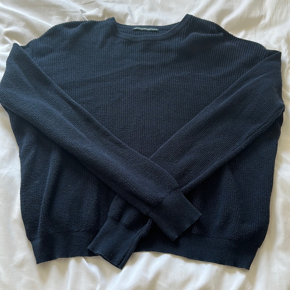 Brandy Melville Blue One Size Sweater